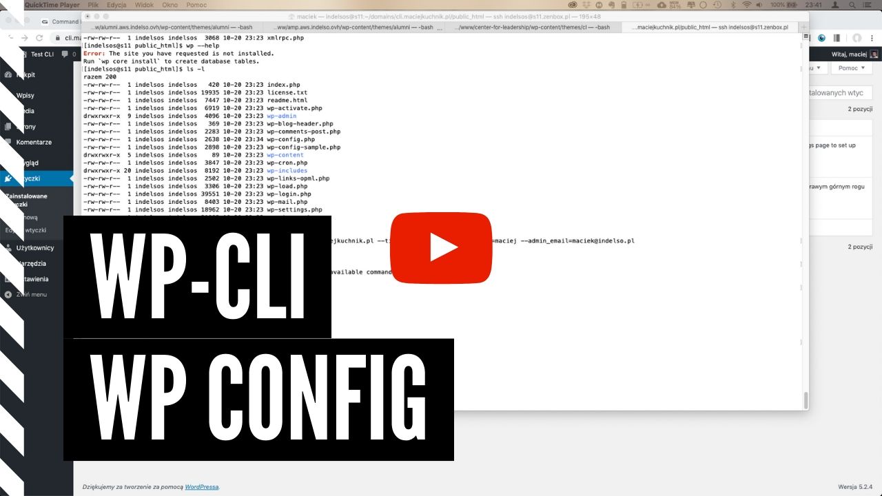 WP CLI – operacje na pliku wp-config.php